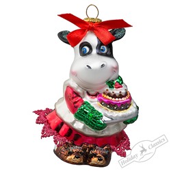 Корова "Кулинарный шедевр" (стекло) 7,5х6,5х11 см