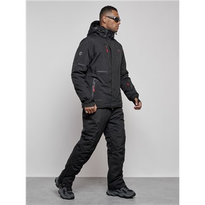 Горнолыжный костюм мужской зимний черного цвета 6306Ch