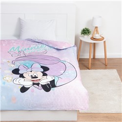 Пододеяльник Minnie Mermaid, 143×215 см, хлопок 100%, поплин