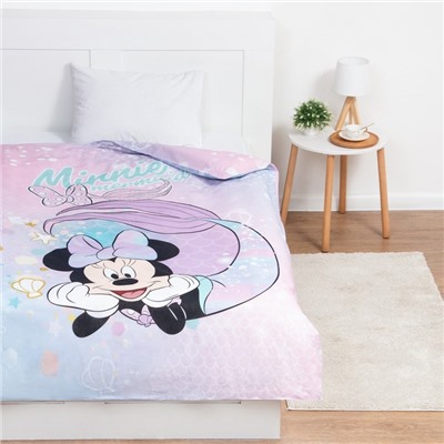 Пододеяльник Minnie Mermaid, 143×215 см, хлопок 100%, поплин