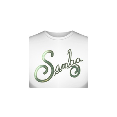 Футболка со стразами "Samba" (Green)