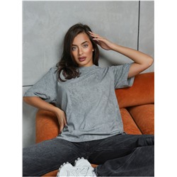 Футболка "Варенка" серый женская