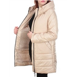 167 BEIGE Куртка демисезонная женская ROVITHI (100 гр.синтепона)