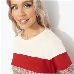 Платье с акцентной спинкой, Влюблена в себя (красное)