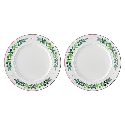 Набор из двух тарелок Nordic winter из коллекции New Year Essential, Ø26,5 см