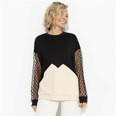 Свитшот дизайнерский, Любимый образ (черная)