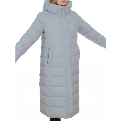 2037 LT. BLUE Пальто зимнее женское (200 гр. холлофайбер)