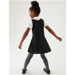 Girls’ Skater Crease Resistant School Pinafore (2-12 Yrs)