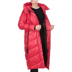 888-1 RED Пальто зимнее женское HaiLuoZi (200 гр. холлофайбер)