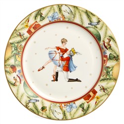 ТАРЕЛКА ЗАКУСОЧНАЯ LEFARD "ЩЕЛКУНЧИК" 20,5 СМ (КОР=18ШТ.)