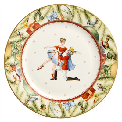 ТАРЕЛКА ЗАКУСОЧНАЯ LEFARD "ЩЕЛКУНЧИК" 20,5 СМ (КОР=18ШТ.)