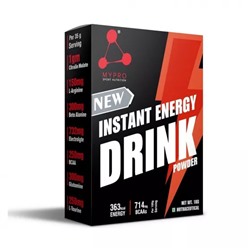Энергетический напиток Зеленое яблоко (1 кг), Instant Energy Drink Powder (Green Apple), произв. Mypro Sport Nutrition