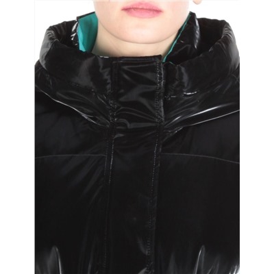 D003 BLACK Куртка демисезонная женская (100 гр. синтепон)