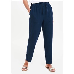 Tapered Linen Trousers