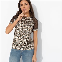 Футболка с анималистичным принтом, Талант перемен (animal)