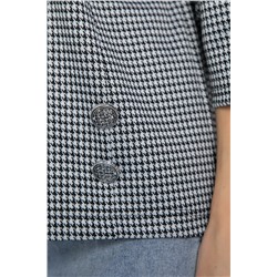 Джемпер Эдельвейс (черно-серая) Б12404-18