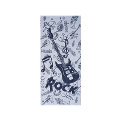 6с102.411ж1 Rock (темно-синий) Полотенце махровое 67х150см