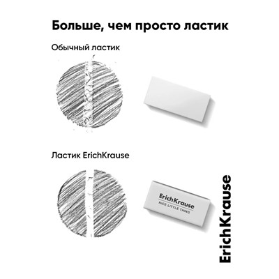 Ластик ErichKrause Nice Little Thing, 32 х 15 х 12 мм, средней жёсткости, гипоаллергенный