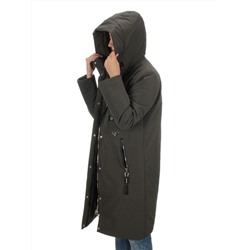 BM22913 DK.GRAY Пальто демисезонное женское (100 гр. синтепон)