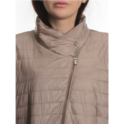 K-532 BEIGE Куртка демисезонная стеганая женская (70 гр. холлофайбер)