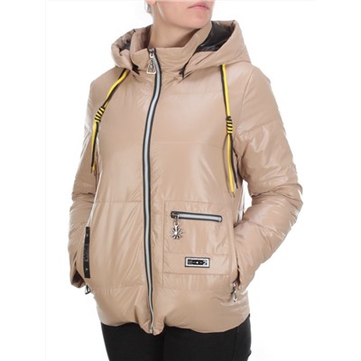 8260 BEIGE Куртка демисезонная женская BAOFANI (100 гр. синтепон)
