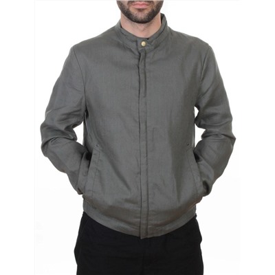5886 GREY/GREEN Ветровка мужская DSG DONG (100% лён)