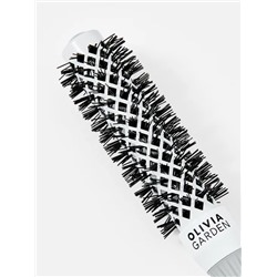 Olivia Garden Термобрашинг для укладки волос / Expert Blowout Shine White & Grey, 20 мм, бело-серый