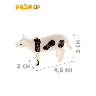 Набор животных «Весёлая ферма», 12 фигурок