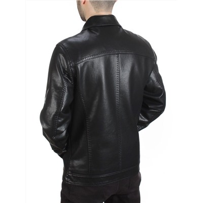 222 BLACK Куртка из эко-кожи мужская