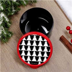 Ланч - бокс новогодний «Елки», 300 мл