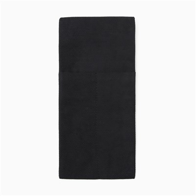 Набор конвертов для приборов Home collection black-2 шт, 22х10см, 45%лён, 55%хл