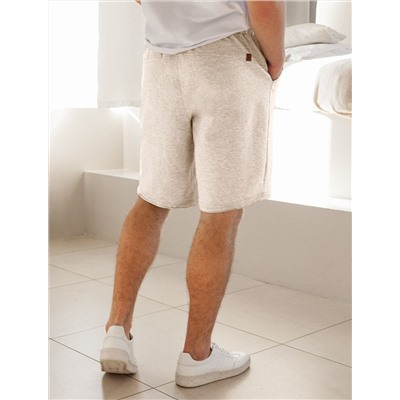 Шорты из тонкого футера с эластаном