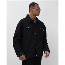 Спортивный костюм мужской весна-лето черного цвета 55040Ch