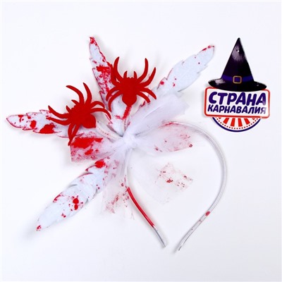 Карнавальный ободок «Пауки», цвета МИКС