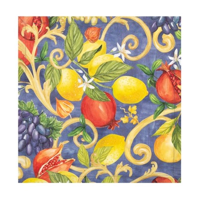 Скатерть Этель Southern fruits, 147×112 +/-2 см с ГМВО, 100% хлопок, саржа 190 г/м²