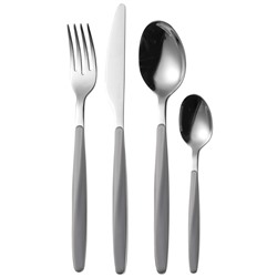 Набор из 24 столовых приборов Cutlery My Fusion, серый