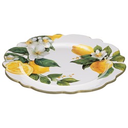 ТАРЕЛКА ЗАКУСОЧНАЯ LEFARD "ЛЕМОН ТРИ" 23*2 СМ