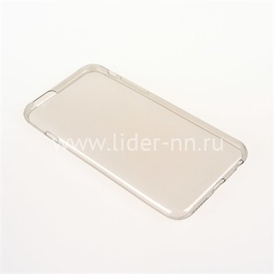 Задняя панель для  iPhone6 Силикон  черная (пакет)