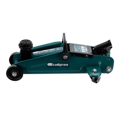 Домкрат гидравлический подкатной, 2 т, 135-320 мм, в пласт. кейсе Сибртех