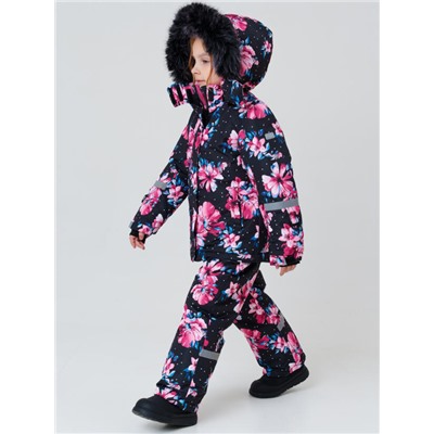 Комплект зимний для девочки: куртка, полукомбинезон