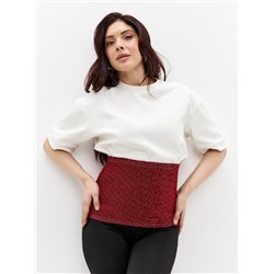 Пояс эластичный согревающий «Зима+Лето» из собачьей шерсти и хлопка