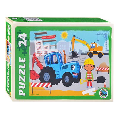 Макси-пазлы 24 "Синий трактор" №6