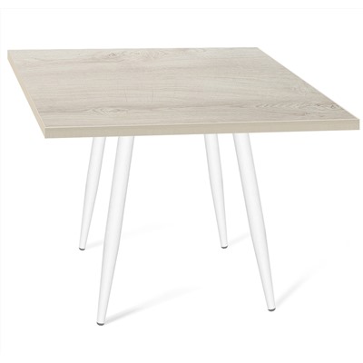 Стол SHT-TU104/80/80 ЛДСП
                        белый муар / дуб беленый