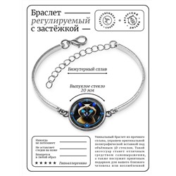 BSI-0052 Браслет металлический Тайская кошка