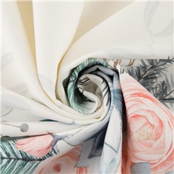 Скатерть новогодняя «Этель» Christmas flowers 149×110 см с ГМВО, 100% хлопок, 190 г/м²