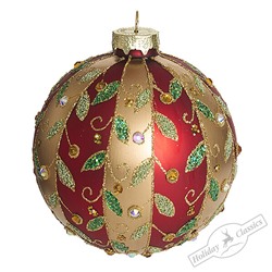 Шар "Разноцветные ярмарки" (стекло) 10 см