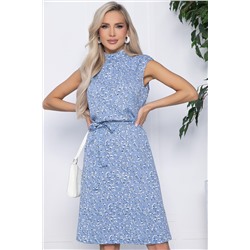 Платье Дарла (голубое) П10713