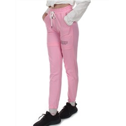 QB65 PINK Брюки спортивные женские (95% хлопок, 5% спандекс)