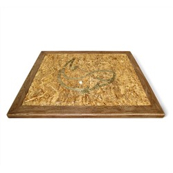 Столешница SHT-TT 100/120 ДУБ/OSB
                        дуб браш.коричневый / янтарный