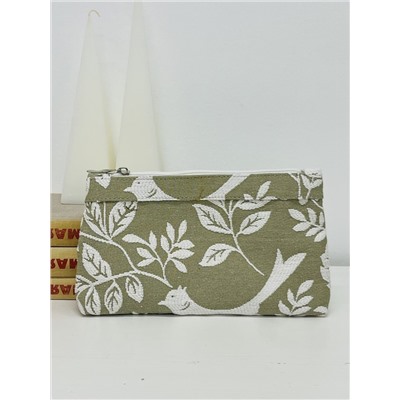 51 Косметичка Берген Крупный Оливковый 21х14х3см 2414894